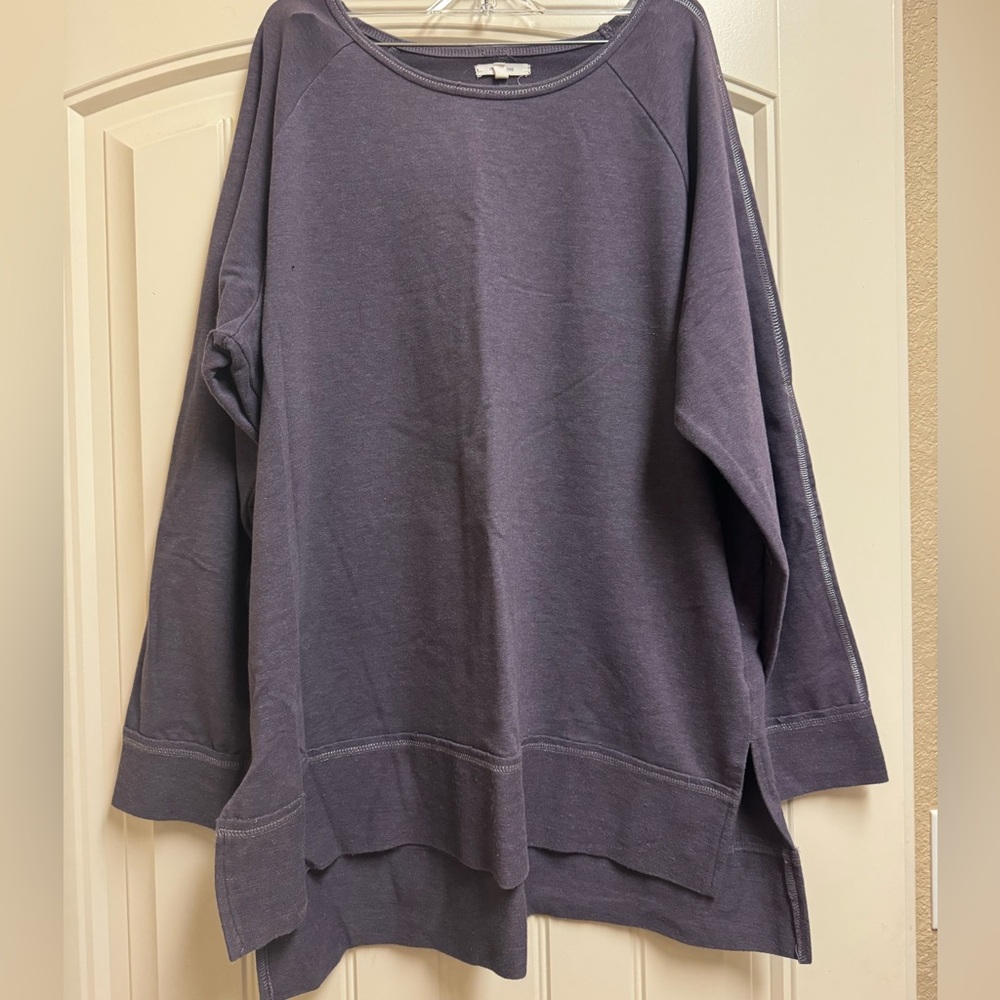 Maurice’s cold shoulder jersey sweatshirt
